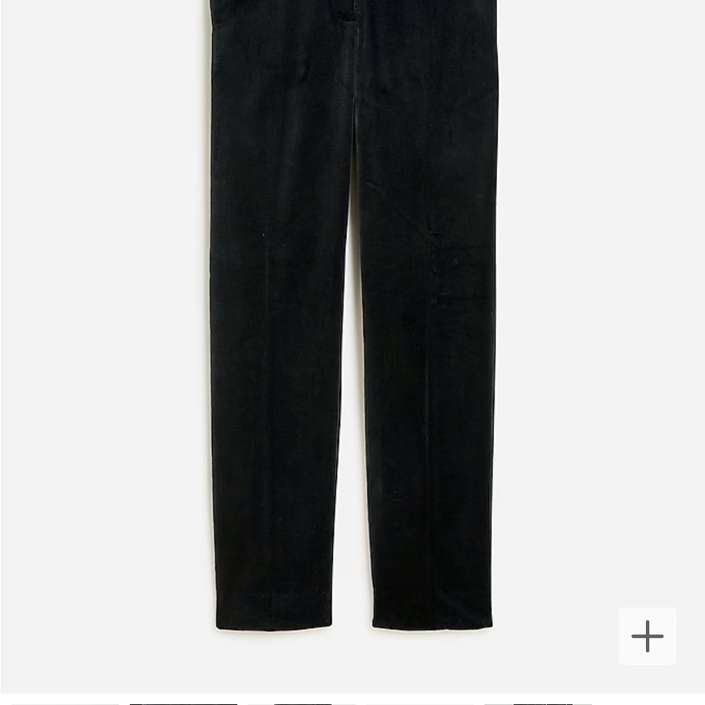 J Crew Collection stretch cotton velvet pants size 14 new, never worn with tags - Picture 4 of 5
